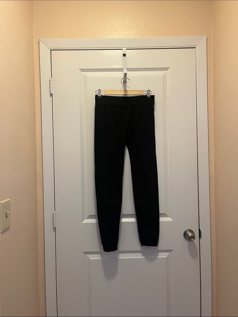 Sociology Women's Black Jogger Pants with Tapered Cuffs
